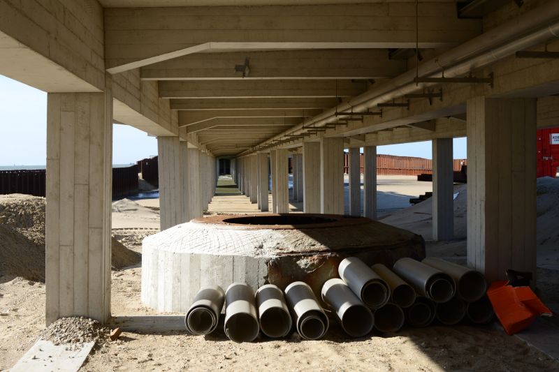 Pier Installation for Stabilization